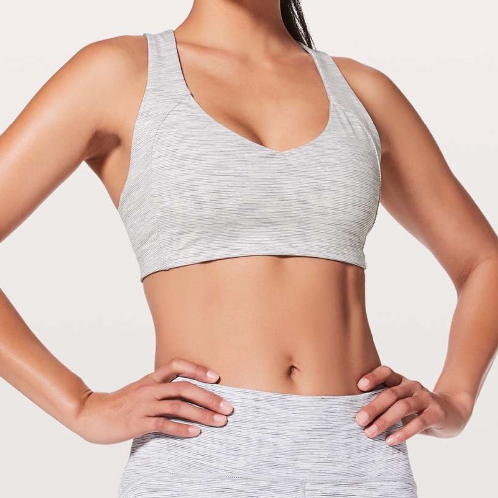 NWT Sweat Times Bra 8 Battleship